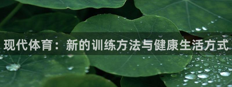 JJB竞技宝官方正版app科技：现代体育：新的训练方
