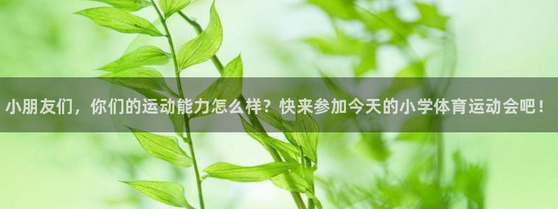 JJB竞技宝官方正版app娱乐40996：小朋友们，