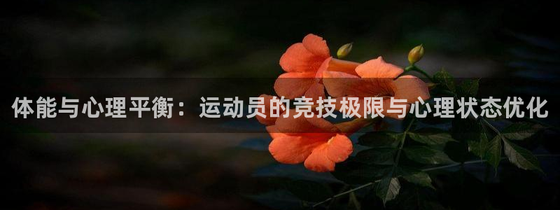 JJB竞技宝官方正版app娱乐代理怎么样：体能与心理平衡：运